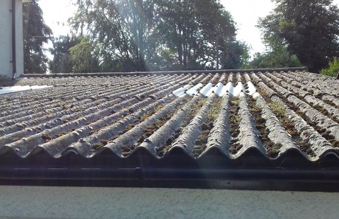 asbestos roof