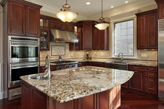 Brown Granite Counters