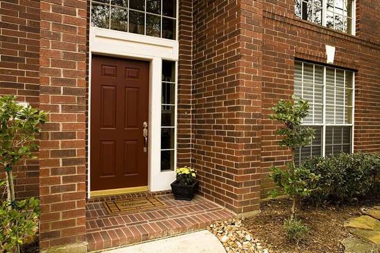 Burgundy Front Door