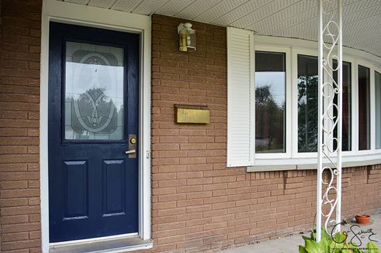 Dark Blue Front Door