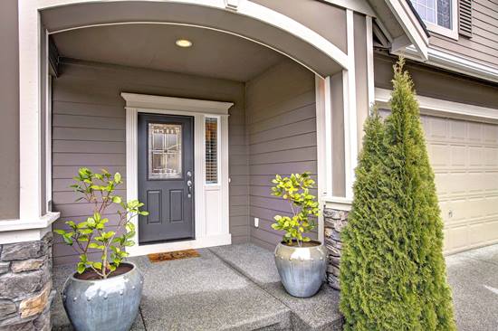 Dark Grey Front Door