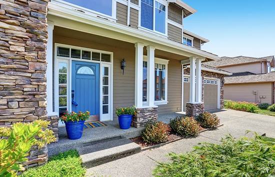 Dark Turquoise Front Door