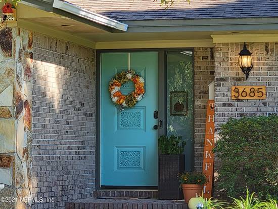 Light Blue Front Door