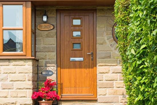 Light Brown Front Door