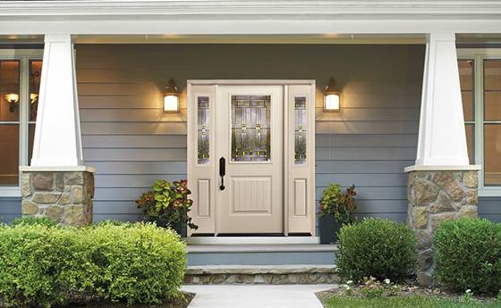 Light Tan Front Door