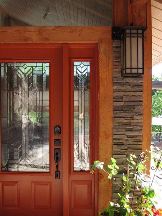 Red-Brown Front Door